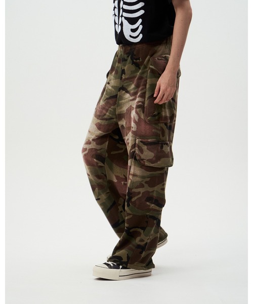DISCOVERED（ディスカバード）の「ARMY CARGO SWEAT PANTS（スウェットパンツ・メンズ・カモフラージュ/ブラック・LARGE/SMALL）」の11枚目の写真