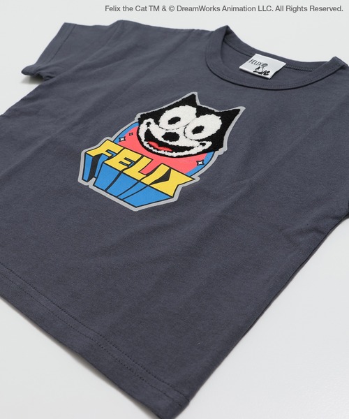 THE FELiX(フェリクス)の「〈フィリックス・ザ・キャット〉半袖Tシャツ(Tシャツ/カットソー・キッズ・ミント/オートミール/ホワイト/チャコールグレー・80cm/140cm/130cm/120cm/110cm/100cm/90㎝)」の15枚目の写真