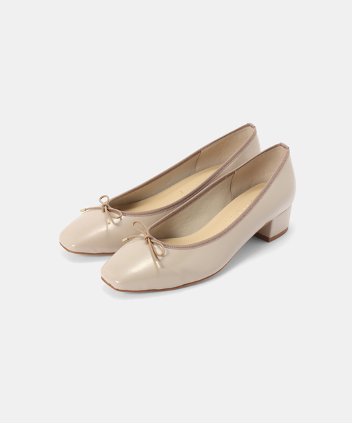 LE TALON（ルタロン）の「《追加》3.5cmスクエアバレエパンプス（パンプス・レディース・レッド/ブラックミックス/ベージュ・24.5cm/22.5cm/22cm/24cm/25cm/23.5cm/23cm）」の22枚目の写真