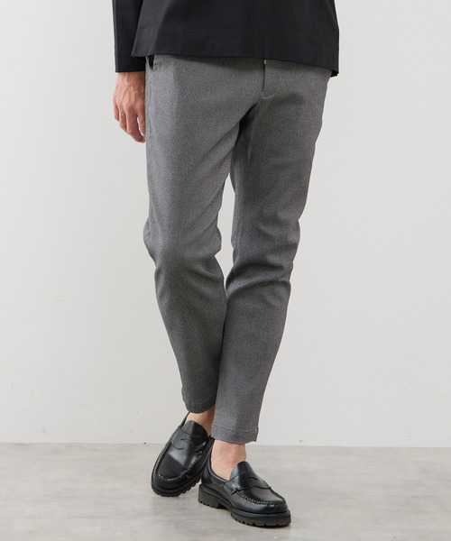 MEN'S MELROSE（メンズメルローズ）の「《WEB限定》【全6サイズ×7色展開】ハイストレッチアンクルテーパードパンツ（チノパンツ・メンズ・ホワイト/ブルー/グレー/ネイビー/ブラック・2/4/6/3/5/7）」の4枚目の写真