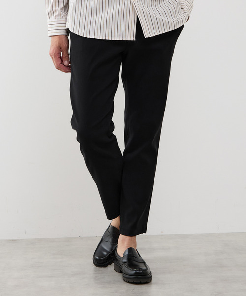 MEN'S MELROSE（メンズメルローズ）の「《WEB限定》【全6サイズ×7色展開】ハイストレッチアンクルテーパードパンツ（チノパンツ・メンズ・ホワイト/ブルー/グレー/ネイビー/ブラック・2/4/6/3/5/7）」の3枚目の写真