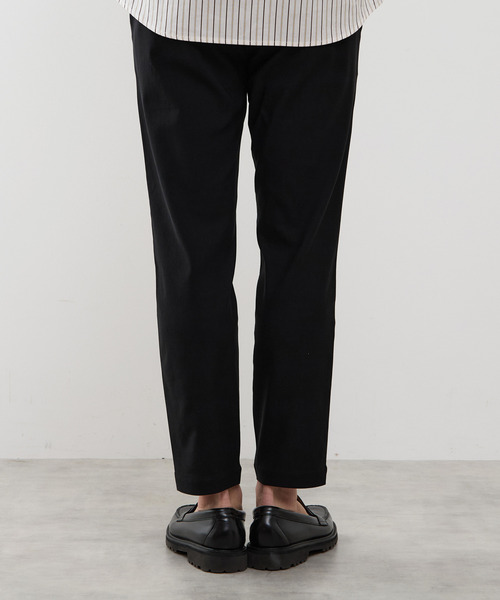 MEN'S MELROSE（メンズメルローズ）の「《WEB限定》【全6サイズ×7色展開】ハイストレッチアンクルテーパードパンツ（チノパンツ・メンズ・ホワイト/ブルー/グレー/ネイビー/ブラック・2/4/6/3/5/7）」の8枚目の写真