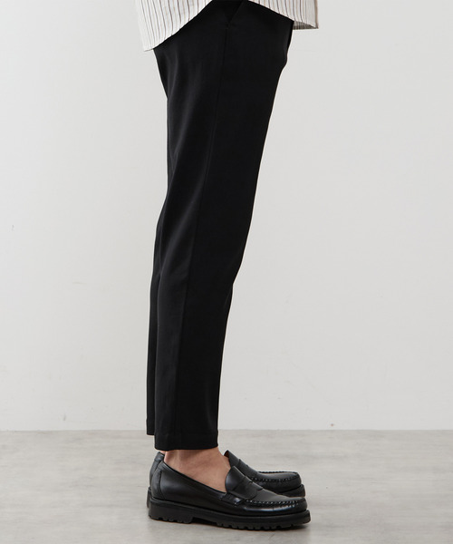 MEN'S MELROSE（メンズメルローズ）の「《WEB限定》【全6サイズ×7色展開】ハイストレッチアンクルテーパードパンツ（チノパンツ・メンズ・ホワイト/ブルー/グレー/ネイビー/ブラック・2/4/6/3/5/7）」の9枚目の写真