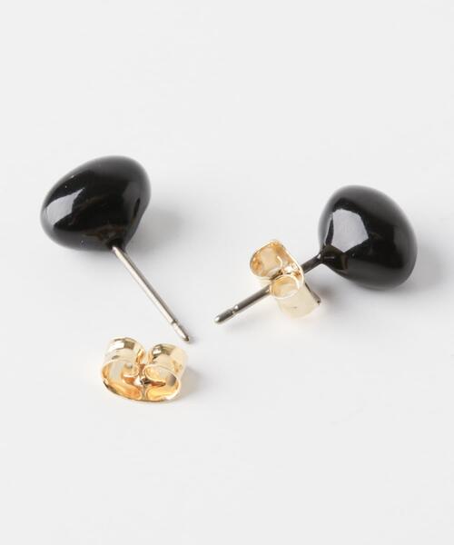 URBAN RESEARCH DOORS（アーバンリサーチドアーズ）の「カラーオーブピアス | 一粒ピアス/カラーピアス（ピアス（両耳用）・レディース・オフホワイト/ブラック・ONE）」の10枚目の写真
