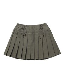 SEQUENZ（シークエンズ）の「【sqnz(エスキュンズ)】sqnz eyelet pleats skirt / ミニ スカート パンツ プリーツ 刺繍 レースアップ レディース【レイヤード着用可能】（スカート）」