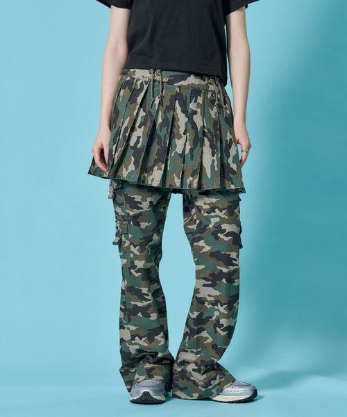 SEQUENZ(シークエンズ)の「※WEB限定 / レイヤード対応 / レディースアイレットプリーツミニスカート / sqnz eyelet pleats skirt(スカート・レディース・カーキ/ブラウン/ダークネイビー/その他1・SMALL/MEDIUM/LARGE)」の20枚目の写真