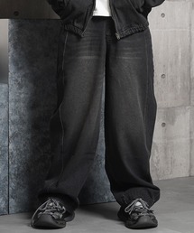 【セットアップ可能】12oz デニムカーブパンツ / 12oz Denim Curve Pants