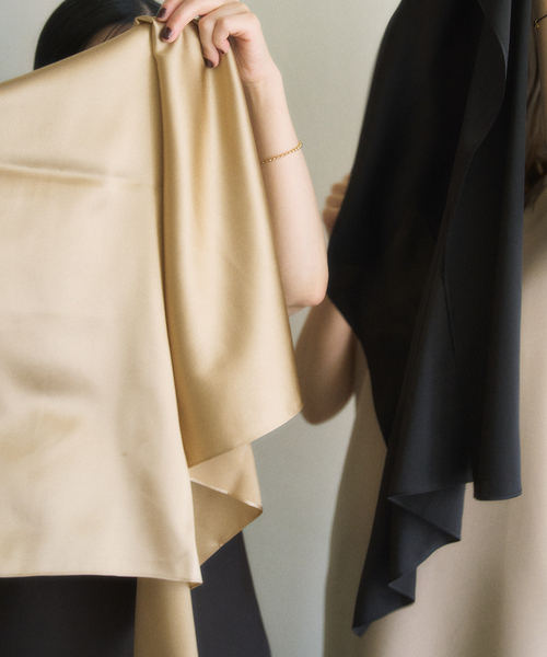 plage（プラージュ）の「《一部カラー新宿店・WEB限定》MY_silk satin スカーフ（バンダナ/スカーフ・レディース・ブラック・FREE）」の10枚目の写真