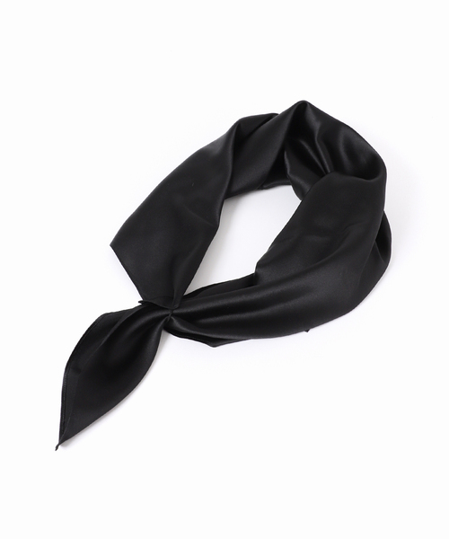 plage（プラージュ）の「《一部カラー新宿店・WEB限定》MY_silk satin スカーフ（バンダナ/スカーフ・レディース・ブラック・FREE）」の11枚目の写真