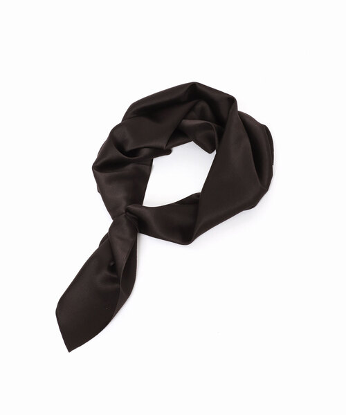 plage（プラージュ）の「《一部カラー新宿店・WEB限定》MY_silk satin スカーフ（バンダナ/スカーフ・レディース・ブラック・FREE）」の18枚目の写真