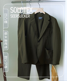 FREAK'S STORE（フリークスストア）の「SOLOTEX シアサッカー 2Bジャケット セットアップ/イージーパンツ テーラードジャケット（セットアップ）」