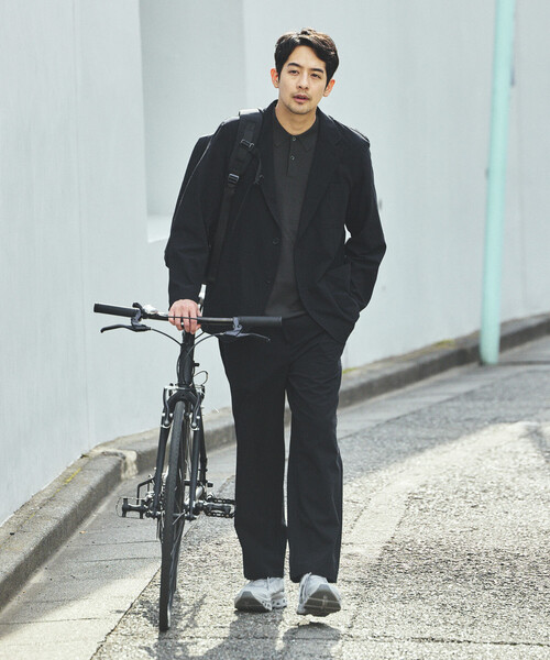 FREAK'S STORE(フリークスストア)の「SOLOTEX シアサッカー 2Bジャケット セットアップ/イージーパンツ テーラードジャケット(セットアップ・メンズ・チャコールグレー/ブラック/ネイビー/オリーブ・SMALL/X-LARGE/LARGE/MEDIUM)」の22枚目の写真