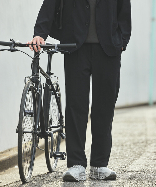 FREAK'S STORE(フリークスストア)の「シアサッカー 2Bジャケット セットアップ Fabric by SOLOTEX(R)/イージーパンツ テーラードジャケット(セットアップ・メンズ・チャコールグレー/ブラック/ネイビー/オリーブ・SMALL/X-LARGE/LARGE/MEDIUM)」の20枚目の写真