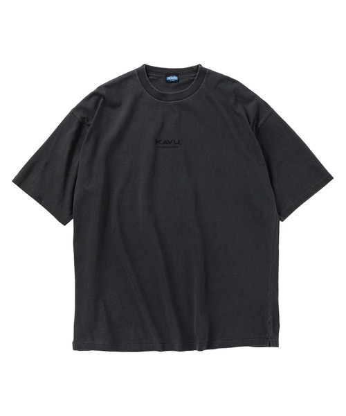KAVU(カブー)の「KAVU/カブー Good Time Tee ( pigment)/グッドタイム Tシャツ(Tシャツ/カットソー・メンズ・ナチュラル/ブラック/ネイビー・MEDIUM/LARGE/X-LARGE)」の4枚目の写真