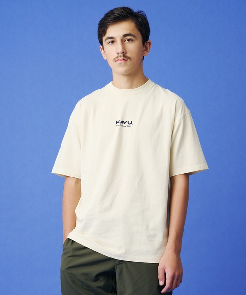 KAVU(カブー)の「KAVU/カブー Good Time Tee ( pigment)/グッドタイム Tシャツ(Tシャツ/カットソー・メンズ・ナチュラル/ブラック/ネイビー・MEDIUM/LARGE/X-LARGE)」の12枚目の写真