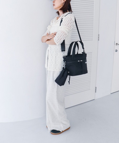 COLDE （コルデ）の「ボトルホルダーポーチ付き2wayトートバッグ（トートバッグ・レディース・ブラウン/ブラック・FREE）」の7枚目の写真