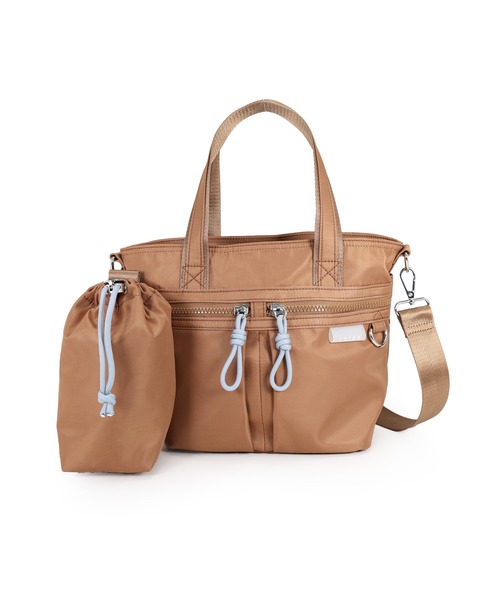 COLDE （コルデ）の「ボトルホルダーポーチ付き2wayトートバッグ（トートバッグ・レディース・ブラウン/ブラック・FREE）」の10枚目の写真