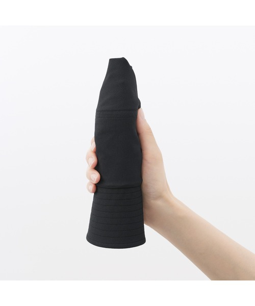 無印良品(ムジルシリョウヒン)の「UVカット風を通す ちいさくまとまる バケットハット(ハット・レディース・ダークグレー/サンドベージュ/ブラック・56.5-59cm)」の13枚目の写真