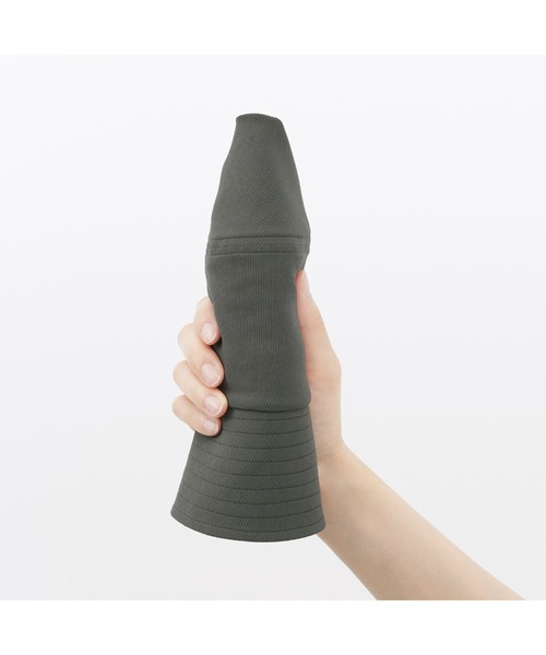 無印良品(ムジルシリョウヒン)の「UVカット風を通す ちいさくまとまる バケットハット(ハット・レディース・ダークグレー/サンドベージュ/ブラック・56.5-59cm)」の22枚目の写真