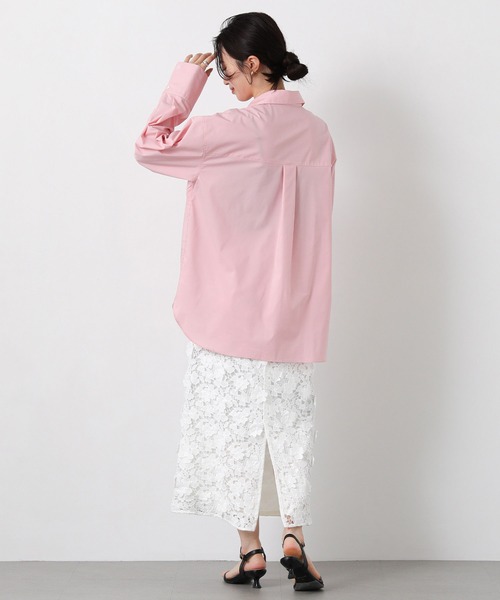 Gready Brilliant(グレディブリリアン)の「3Dレースタイトスカート(スカート・レディース・チャコールグレー/オフホワイト・38)」の14枚目の写真