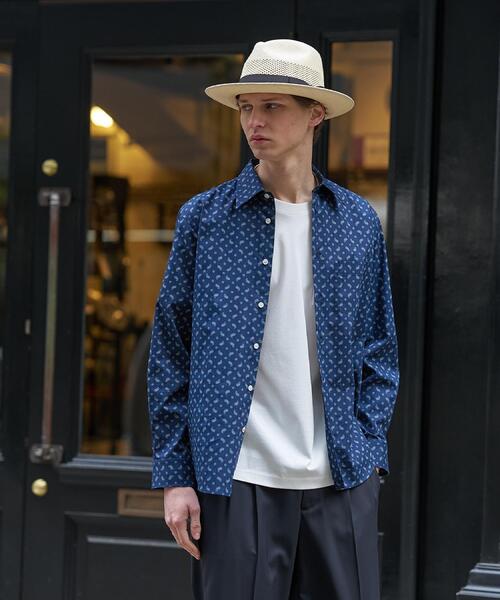 TAKEO KIKUCHI(タケオキクチ)の「【BOWLER HAT LABEL】小紋ペイズリープリント 長袖シャツ(シャツ/ブラウス・メンズ・ベージュ系/ブルー系その他2・02/03/04)」の5枚目の写真