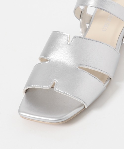 RODE SKO（ロデスコ）の「デザインカットバックゴムサンダル（サンダル・レディース・ダークブラウン/シルバー/ブラック・38/37/36）」の10枚目の写真