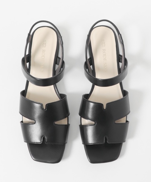 RODE SKO（ロデスコ）の「デザインカットバックゴムサンダル（サンダル・レディース・ダークブラウン/シルバー/ブラック・38/37/36）」の11枚目の写真