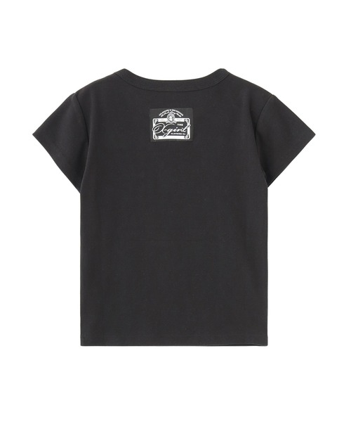 X-girl(エックスガール)の「SHEER STAR S/S BABY TEE(Tシャツ/カットソー・レディース・ブラック/ホワイト/ピンク・ONE SIZE)」の14枚目の写真