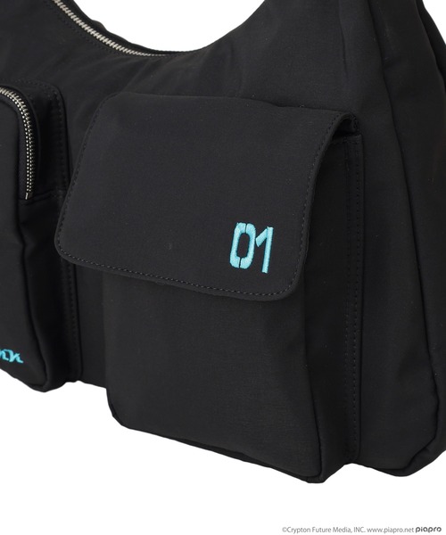 earth music&ecology（アースミュージックアンドエコロジー）の「初音ミク イメージ バッグ（ショルダーバッグ・レディース・グリーン・FREE）」の14枚目の写真