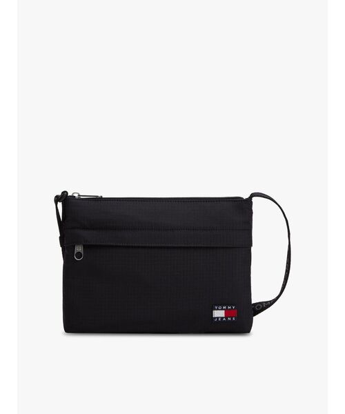 tommy jeans(トミー ジーンズ)の「エッセンシャルデイリーリップストップサコッシュ(ショルダーバッグ・メンズ・ブラック・FREE)」の1枚目の写真