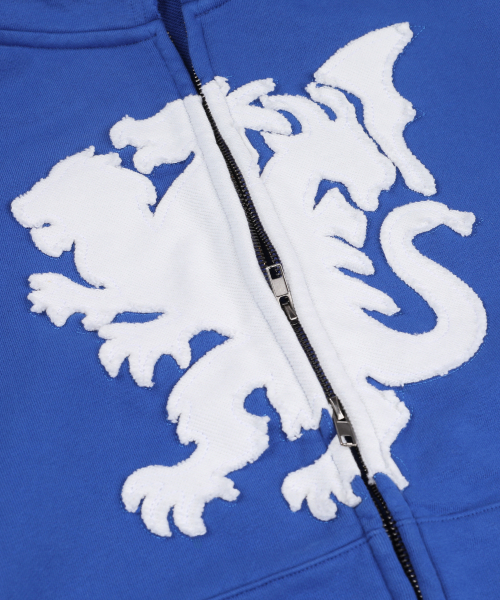 GLACK(グラック)の「GHD039 キメラ アプリケ フードジップアップ (BLUE)(パーカー・レディース・その他・MEDIUM/LARGE)」の7枚目の写真