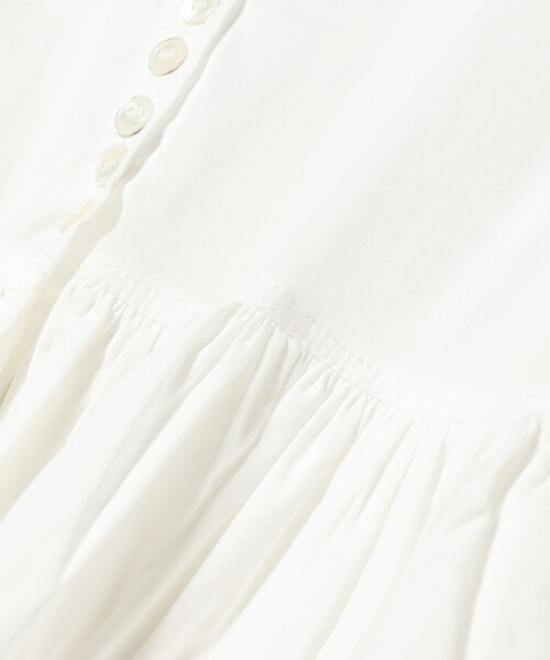 fennica（フェニカ）の「dahl'ia / ボタン ギャザー ボリューム ブラウス（シャツ/ブラウス・レディース・ホワイト/ブラック・ONE SIZE）」の7枚目の写真