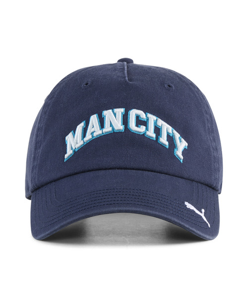 PUMA(プーマ)の「PUMA プーマ ユニセックス マンチェスターシティ FC カルチャー キャップ(キャップ・メンズ・グレー系その他/ネイビー・フリー)」の6枚目の写真