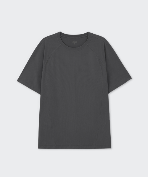 MUSINSA STANDARD（ムシンサスタンダード）の「[シティレジャー] スポーティブテクスチャードTシャツ [グレー]（Tシャツ/カットソー・メンズ・その他・SMALL/MEDIUM/LARGE/X-LARGE/2XL）」の7枚目の写真