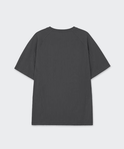 MUSINSA STANDARD（ムシンサスタンダード）の「[シティレジャー] スポーティブテクスチャードTシャツ [グレー]（Tシャツ/カットソー・メンズ・その他・SMALL/MEDIUM/LARGE/X-LARGE/2XL）」の8枚目の写真