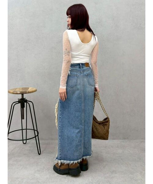 EVRIS(エヴリス)の「レースアップボディースーツ 春服(Tシャツ/カットソー・レディース・ホワイト/ブラック/その他1・FREE)」の13枚目の写真