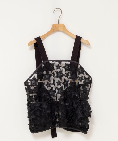 Rie Miller（リエミラー）の「45th limited edition2WAYスターフリンジミリタリーベスト（ブルゾン・レディース・ブラック/ホワイト・FREE）」の21枚目の写真