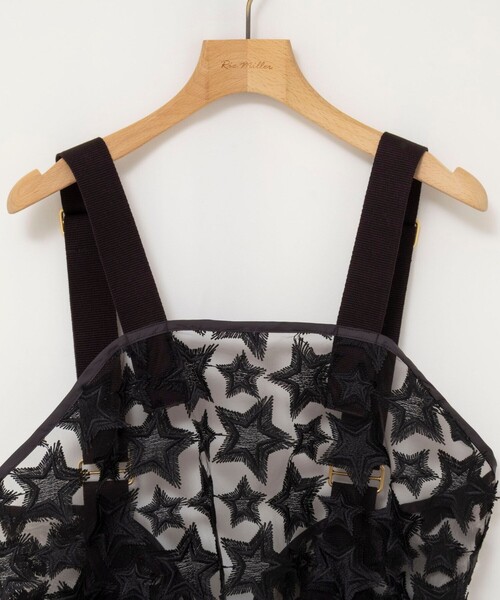 Rie Miller（リエミラー）の「45th limited edition2WAYスターフリンジミリタリーベスト（ブルゾン・レディース・ブラック/ホワイト・FREE）」の22枚目の写真