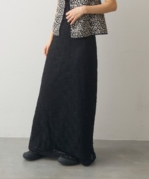 Crisp（クリスプ）の「フラワーレースセミフレアスカート（スカート）」