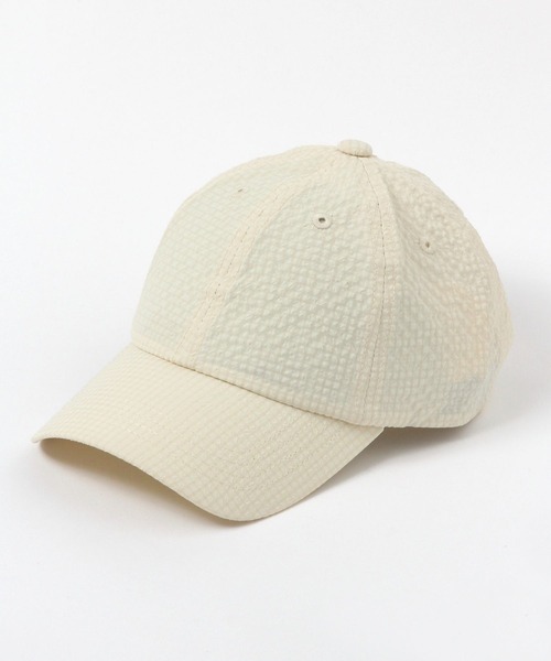 GLOBAL WORK(グローバルワーク)の「シアーサッカーCAP/643282(キャップ・レディース・ブラック/ダークブラウン/ベージュ・FREE)」の1枚目の写真