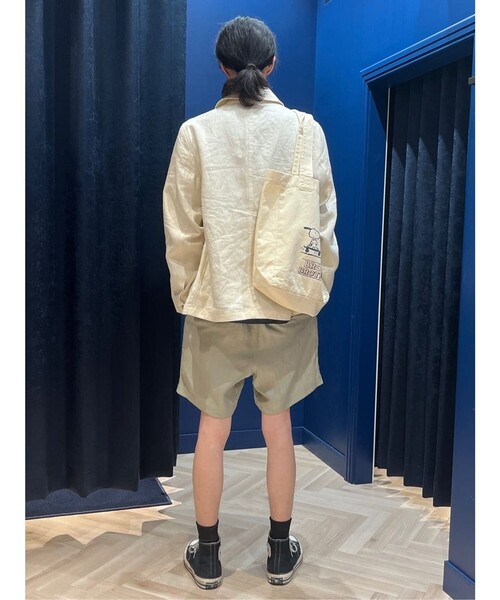 BROOKS BROTHERS(ブルックスブラザーズ)の「リヨセル/リネン ヘリンボーン ショーツ(その他パンツ・メンズ・ネイビー/ベージュ・MEDIUM/SMALL/LARGE)」の5枚目の写真