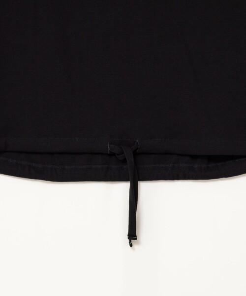 Rie Miller（リエミラー）の「ウォッシャブルドローストTシャツ（Tシャツ/カットソー・レディース・ブラック/ホワイト/ブラウン・38）」の8枚目の写真