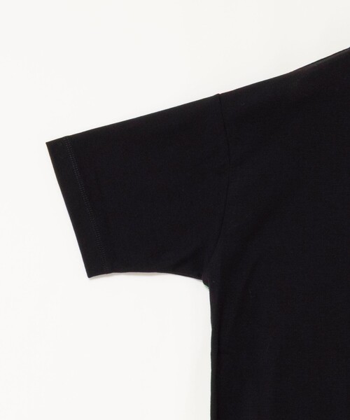 Rie Miller（リエミラー）の「ウォッシャブルドローストTシャツ（Tシャツ/カットソー・レディース・ブラック/ホワイト/ブラウン・38）」の9枚目の写真