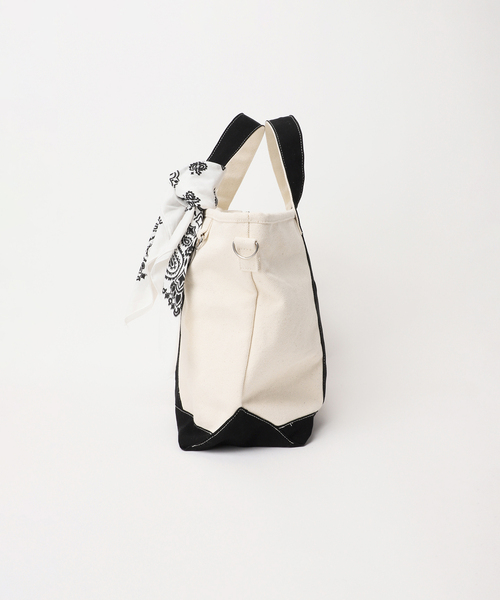 journal standard L'essage(ジャーナルスタンダードレサージュ)の「別注【THE NEWHOUSE/ザ ニューハウス】LEON TOTE トートバッグ(トートバッグ・レディース・ブラック・FREE)」の9枚目の写真