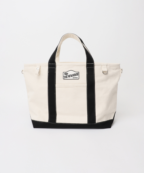 journal standard L'essage(ジャーナルスタンダードレサージュ)の「別注【THE NEWHOUSE/ザ ニューハウス】LEON TOTE トートバッグ(トートバッグ・レディース・ブラック・FREE)」の12枚目の写真