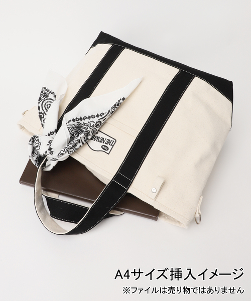 journal standard L'essage(ジャーナルスタンダードレサージュ)の「別注【THE NEWHOUSE/ザ ニューハウス】LEON TOTE トートバッグ(トートバッグ・レディース・ブラック・FREE)」の19枚目の写真