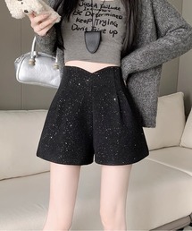 Glitter V-waist / グリッターVウエスト ショートパンツ