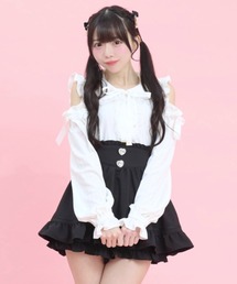 Secret Honey | 肩開きレースアップカットソー(Tシャツ/カットソー)