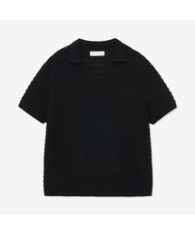MINAV（ミナブ）の「クロシェカラー ニット [4COLOR]（ポロシャツ）」