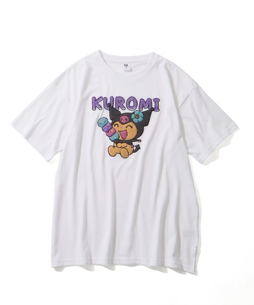sanrio(サンリオ)の「【Sanrio/サンリオ】日焼けシリーズ サガラ刺繍 クルーネック半袖Tシャツ(Tシャツ/カットソー・レディース・サックスブルー/杢グレー/スミクロ/オフホワイト・M/L)」の16枚目の写真